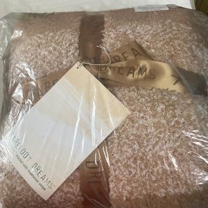 Barefoot Dreams  camel/stone blanket